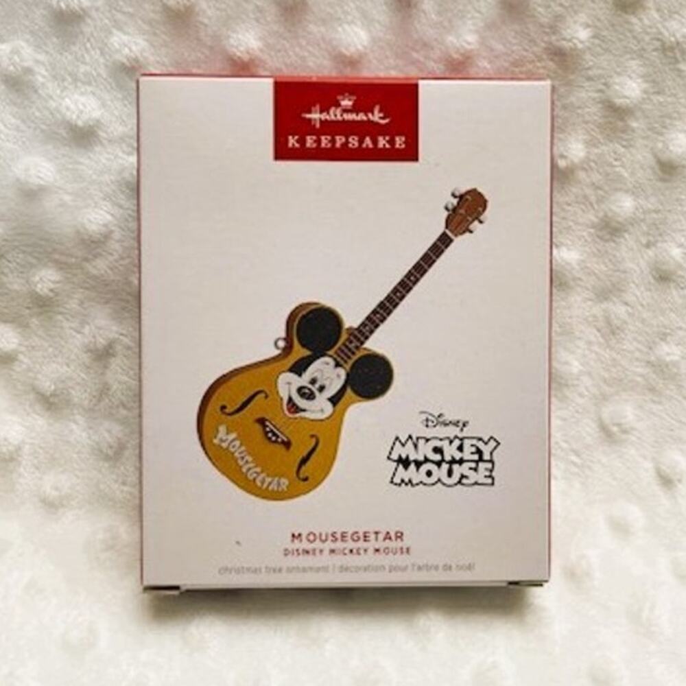 Hallmark Keepsake 2024 Disney Mickey Mouse "Mousegetar" Ornament-NIB